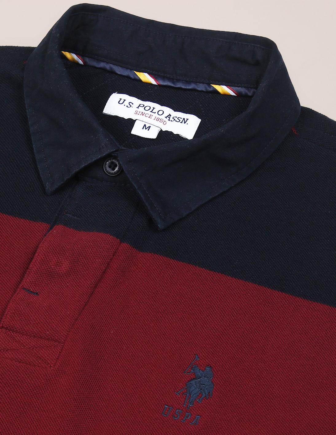 Buy U.S. Polo Assn. Rugby Stripe Polo Shirt - NNNOW.com