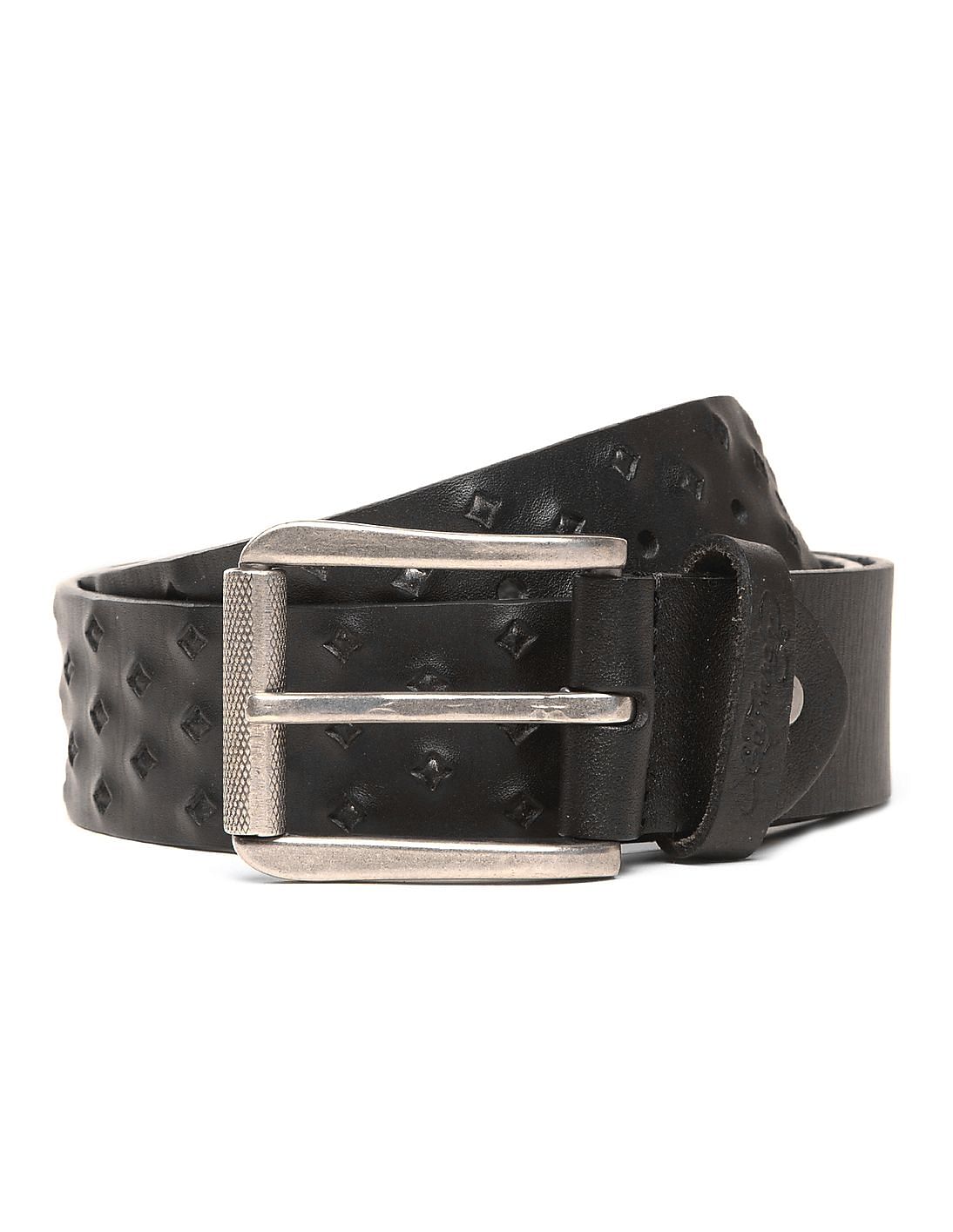 Buy Ed Hardy Patterned Leather Belt - NNNOW.com