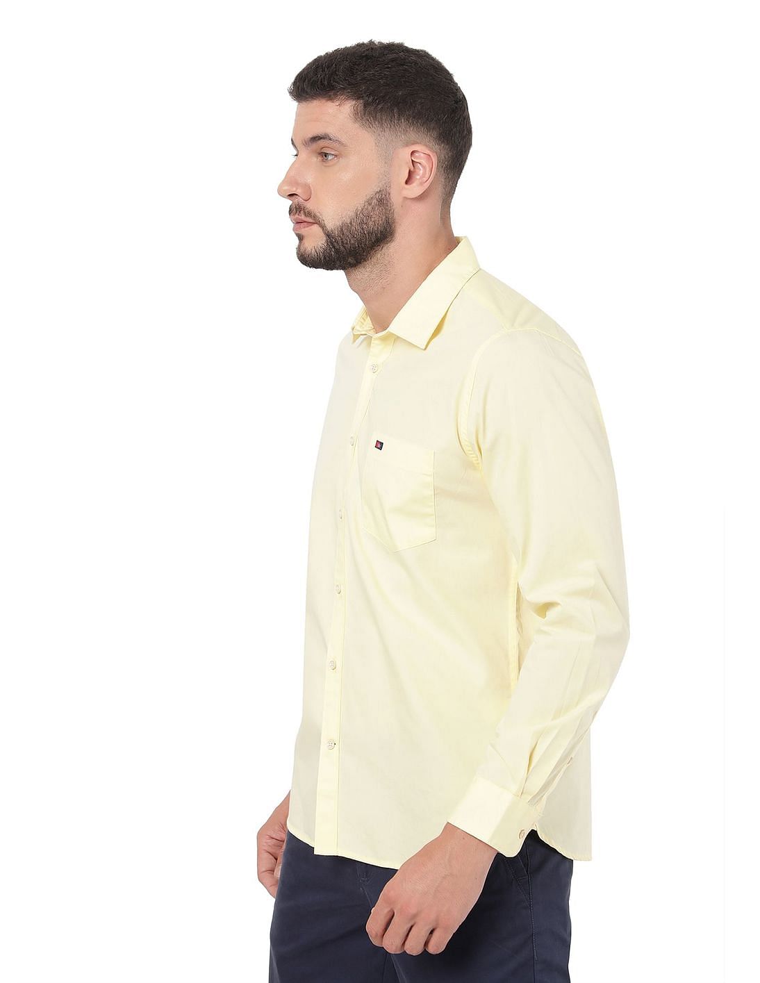 Buy Yellow Shirts for Men by LOUIS PHILIPPE Online