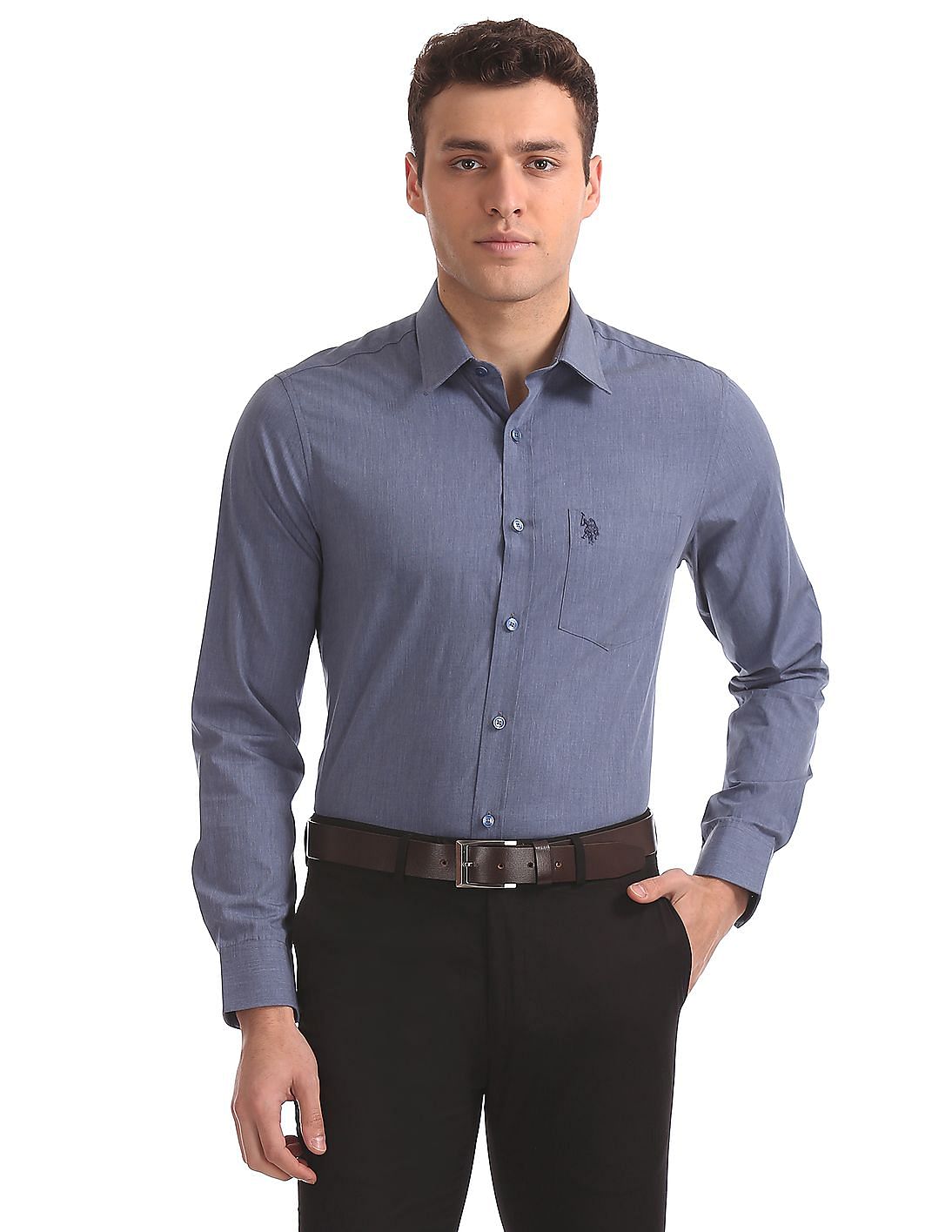 Buy Men Regular Fit Full Sleeve Shirt online at NNNOW.com