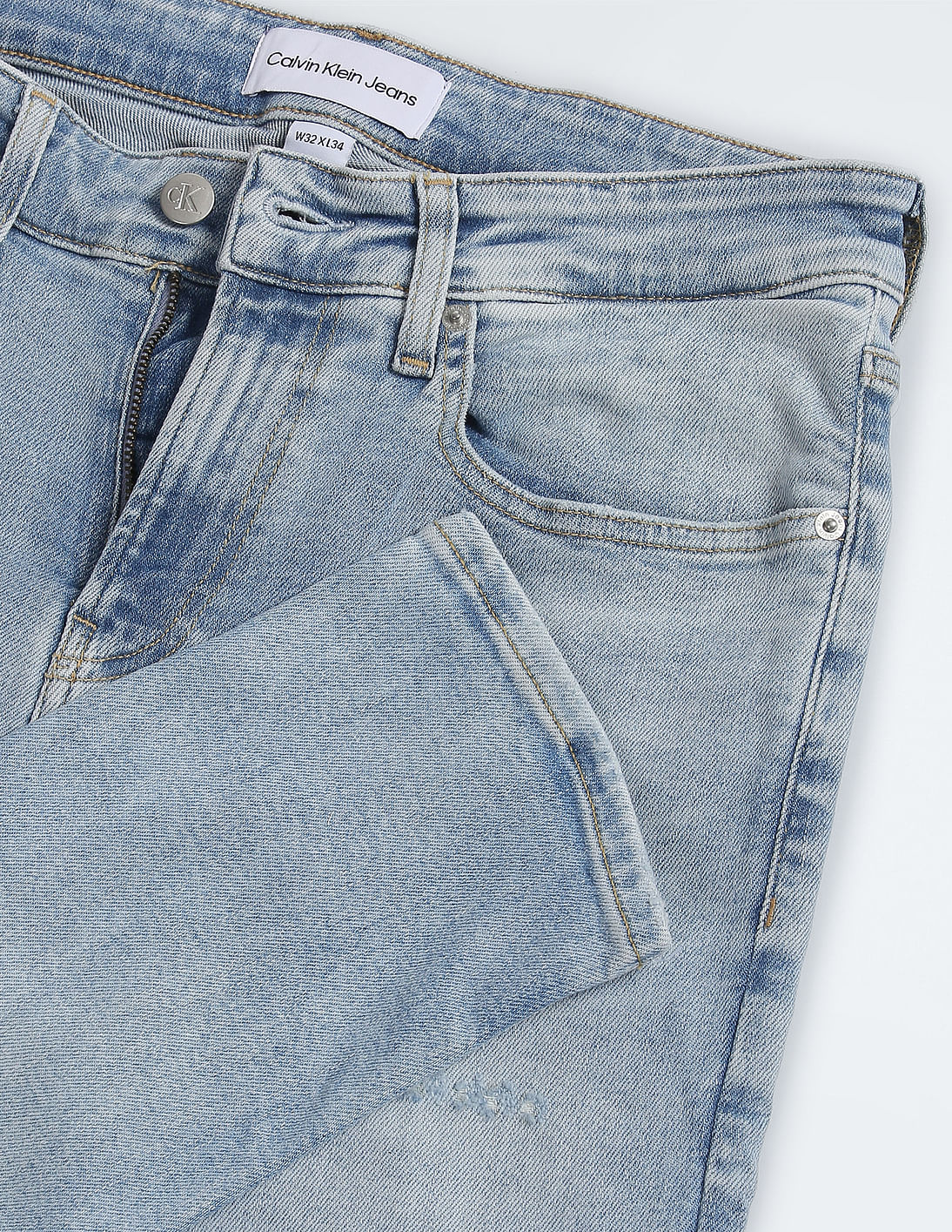 Buy Calvin Klein Jeans Skinny Fit Distressed Jeans - NNNOW.com Buy Calvin Klein Jeans Skinny Fit Distressed Jeans - NNNOW.com