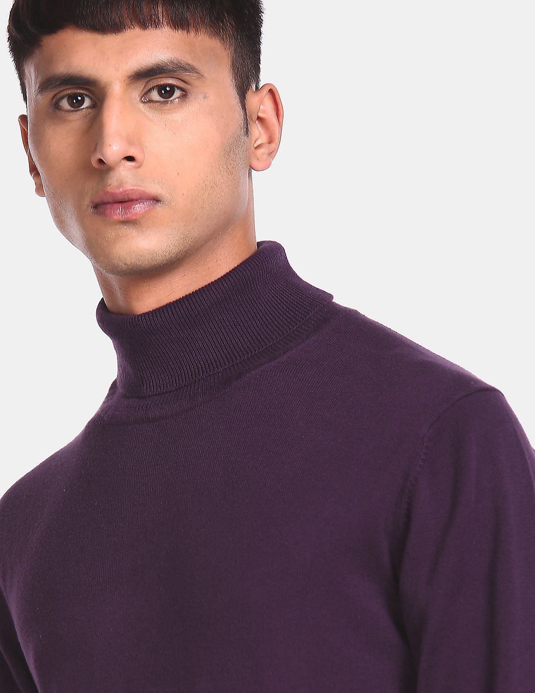 Dark purple outlet turtleneck