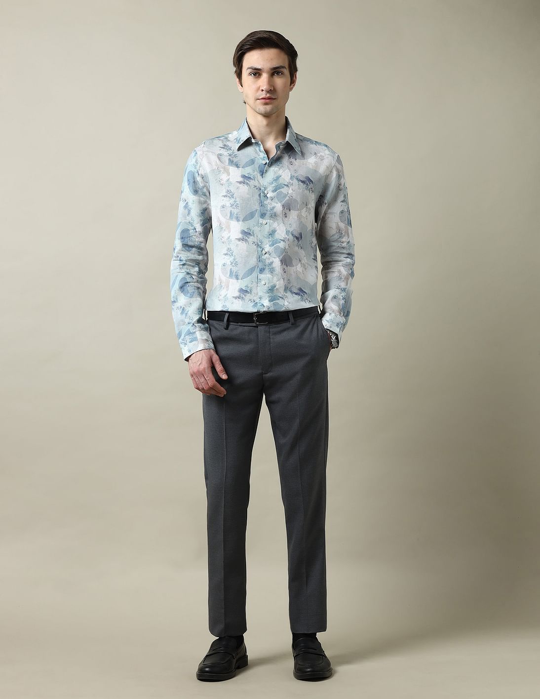 Buy Arrow Floral Printed 1851 Linen Shirt - NNNOW.com