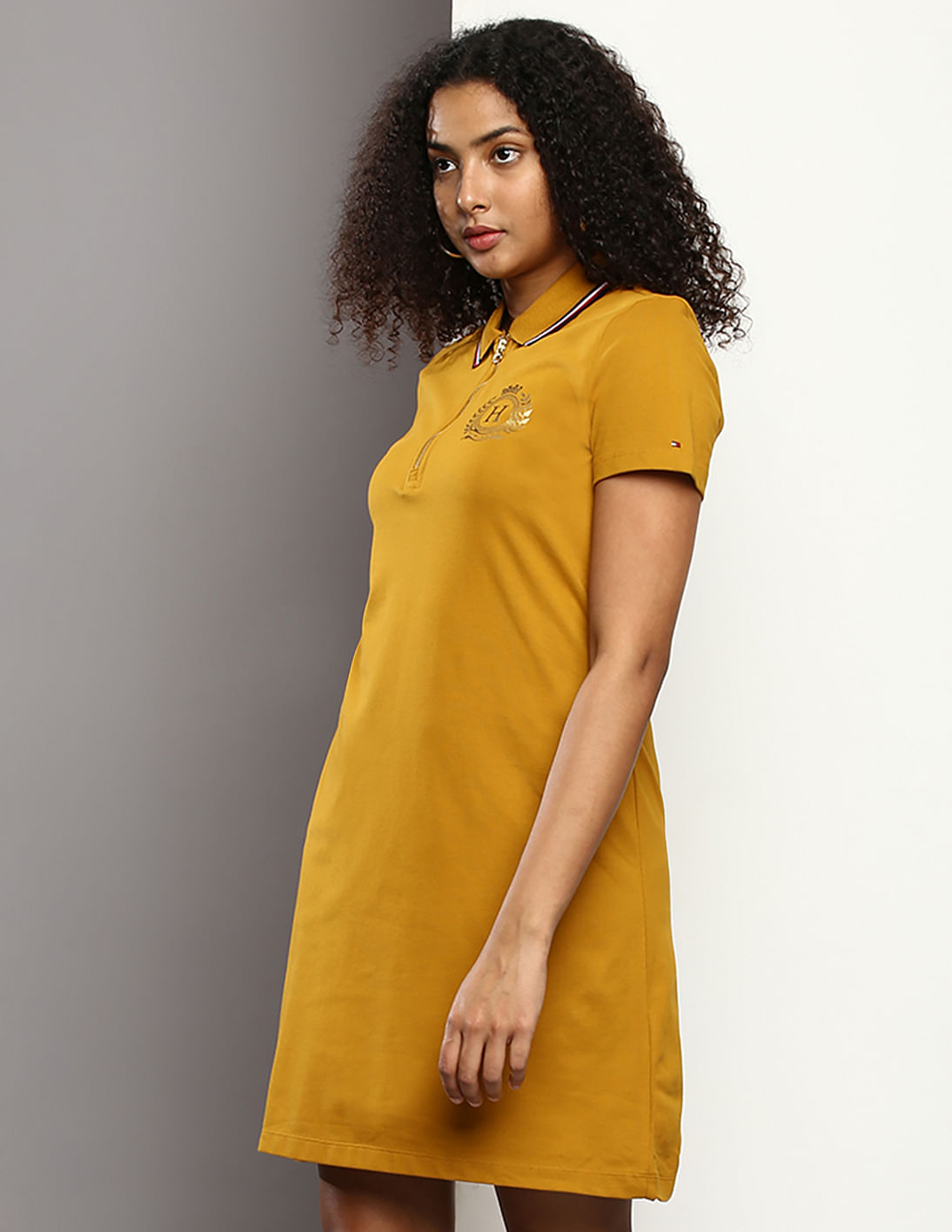 Yellow on sale polo dress