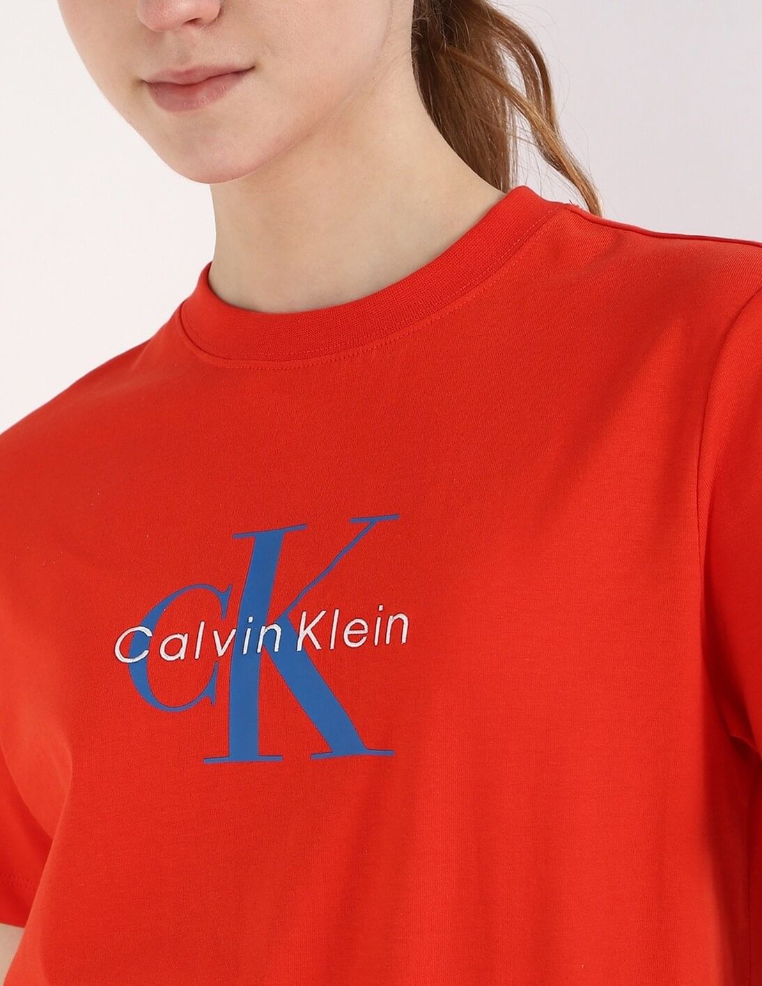 Buy Calvin Klein Jeans Small Logo Regular-Fit Cotton T Shirt