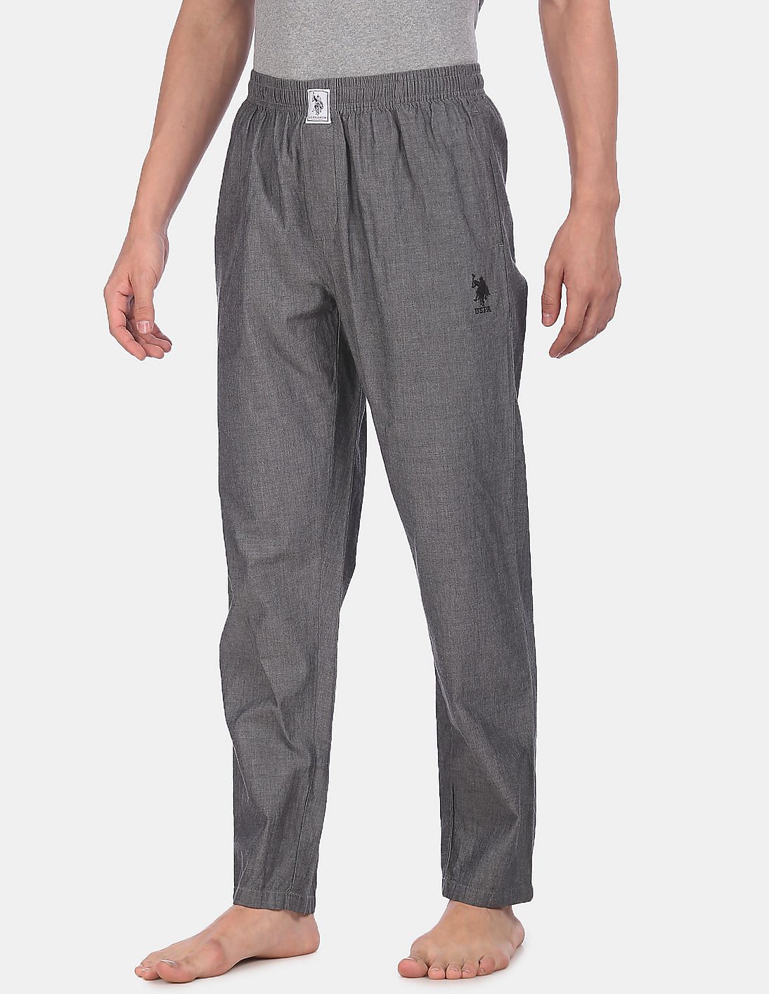 Buy USPA Innerwear Comfort Fit Solid Cotton I690 Lounge Pants - Pack Of 1 -  NNNOW.com