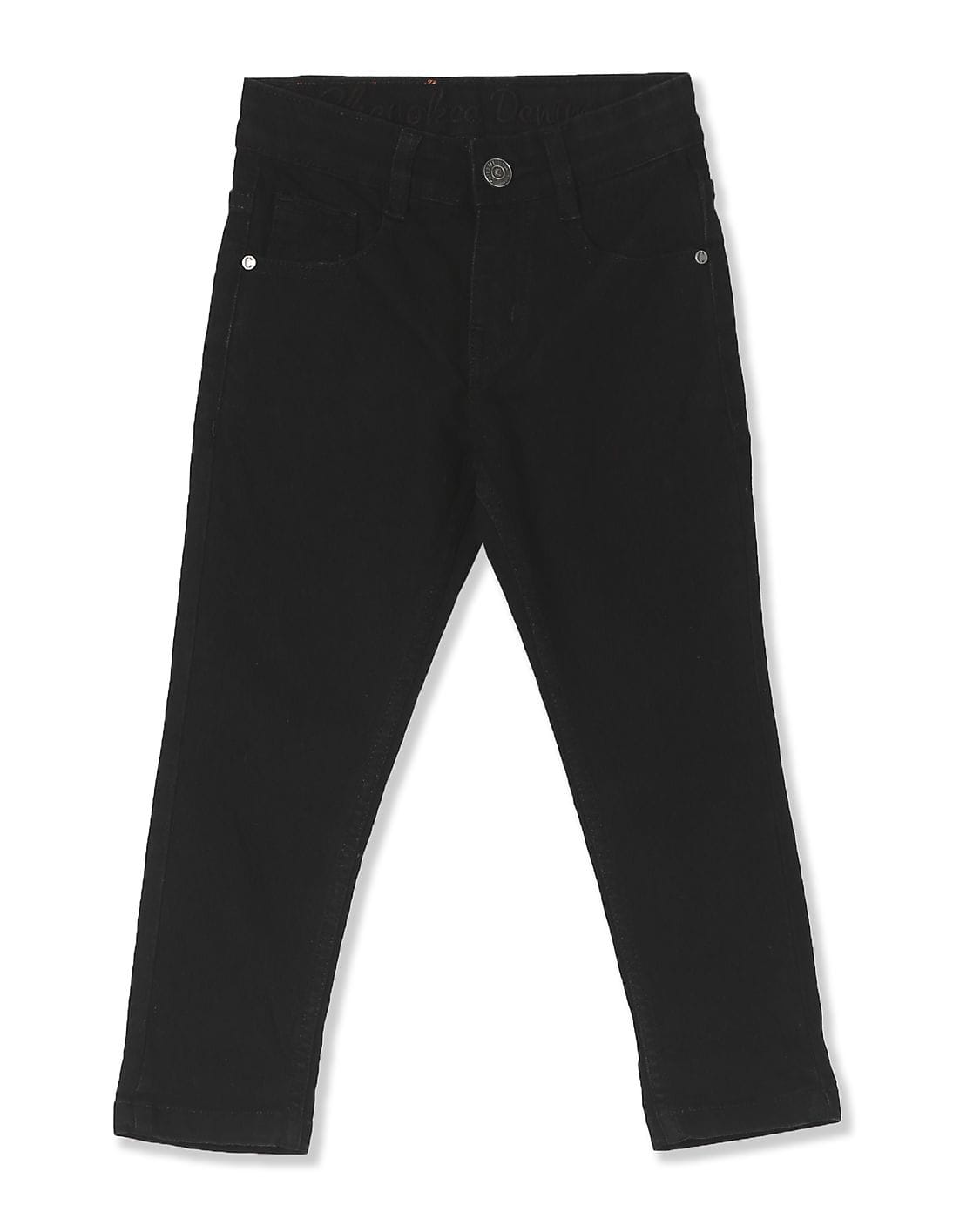boys black slim jeans