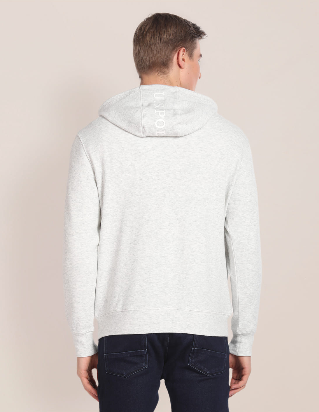 Buy U.S. Polo Assn. Heathered Hooded Sweatshirt - NNNOW.com
