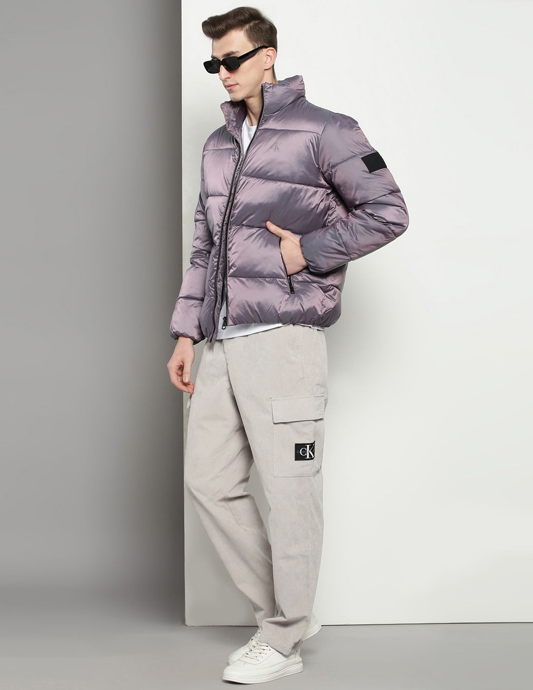 Colour Block Puffer Jacket Calvin Klein® | J30J325584PPK
