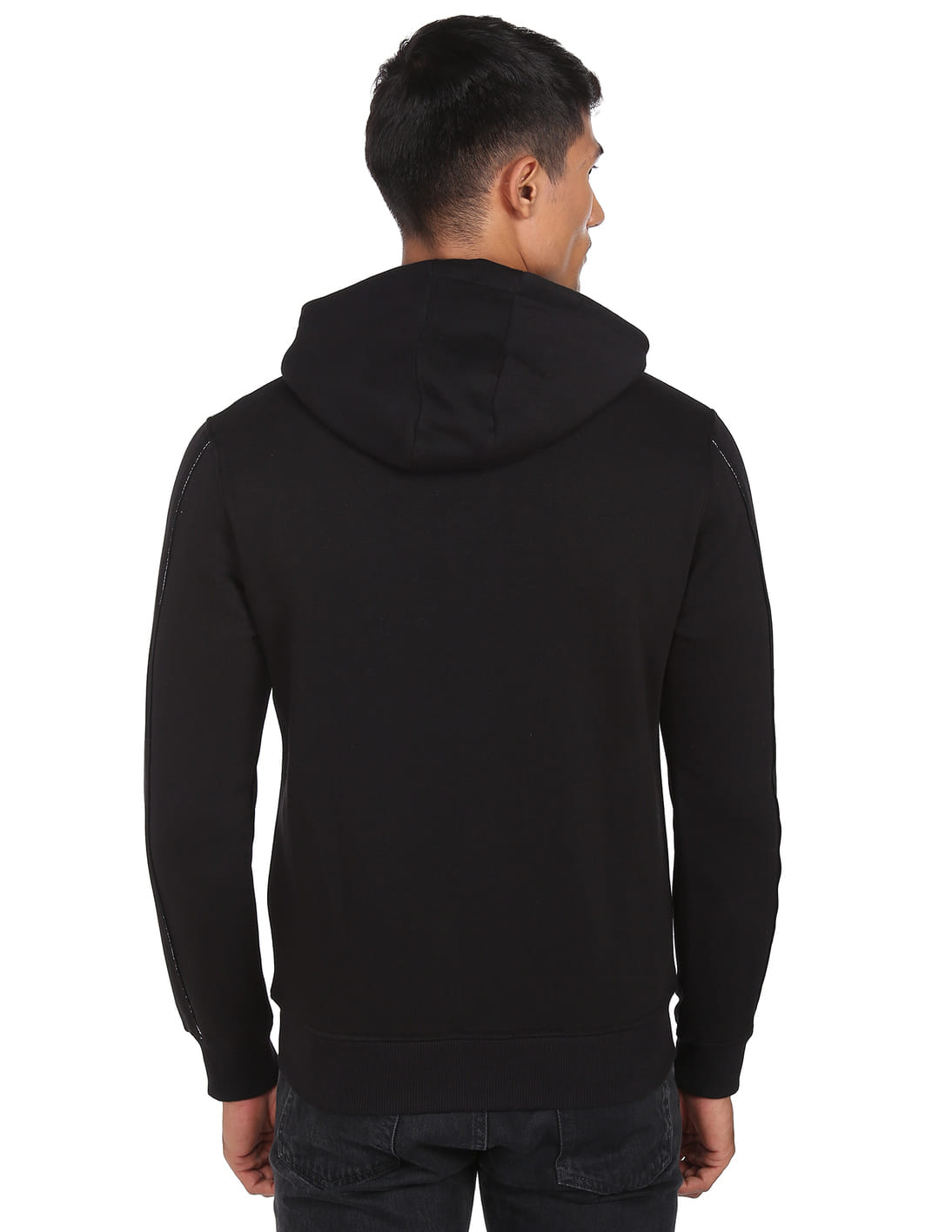 epine é ribbon piping zip hoodie black epine é ribbon piping zip hoodie black