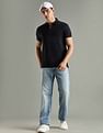 Tommy Hilfiger Solid Regular Fit Cotton Polo T-Shirt