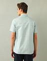 Arrow Newyork Satin Manhattan Slim Fit Shirt