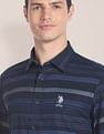 U.S. Polo Assn. Cutaway Collar Horizontal Stripe Shirt
