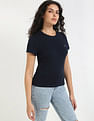 Tommy Hilfiger Solid Slim-Fit Cotton T-Shirt