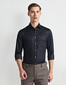 Arrow Abstract Patterned Sateen Shirt