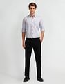 Arrow Solid Manhattan Slim Fit Shirt
