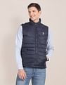 U.S. Polo Assn. Concealed Hood Sleeveless Jacket