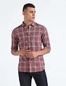 Flying Machine Tartan Check Dobby Shirt