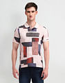 U.S. Polo Assn. Denim Co. Muscle Fit Abstract Polo Shirt