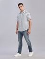 Tommy Hilfiger Mid-Wash Slim-Fit Mid Rise Jeans