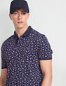 Arrow Sports Floral Cotton Polo Shirt