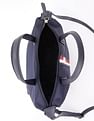 Tommy Hilfiger Solid Blue Nylon Handbag