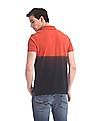 U.S. Polo Assn. Denim Co. Orange Dip Dye Pique Polo Shirt