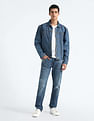 Flying Machine Freddie Slim Straight Mid Rise Jeans