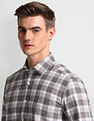 Arrow Sports Tartan Check Oxford Shirt