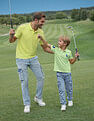 U.S. Polo Assn. Kids Boys Ribbed Collar Pique Polo Shirt