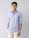 U.S. Polo Assn. Denim Co. Vertical Striped Dobby Regular Fit Shirt