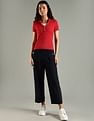 Tommy Hilfiger F25JWKT064 RED Womens T-Shirt