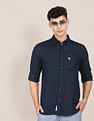 U.S. Polo Assn. Button-Down Collar Solid Casual Shirt