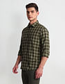 Arrow Sports Tartan Check Cotton Shirt