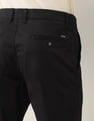 Arrow Sport Regular Fit Solid Mid Rise Trousers