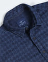 Flying Machine Spread Collar Cotton Shirt
