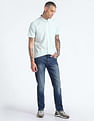 Flying Machine Slim Straight Stone Wash Jeans