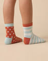 U.S. Polo Assn. Boys High-Ankle Length KS005 Socks - Pack Of 3