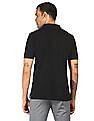 U.S. Polo Assn. Men Black Solid Polo T-Shirt