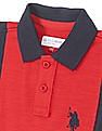 U.S. Polo Assn. Kids Boys Embroidered Colour Block Polo Shirt