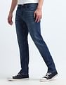 Flying Machine Slash Slim Tapered Fit Jeans