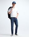 Flying Machine Slash Slim Tapered Fit Jeans