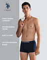 U.S. Polo Assn. Antibacterial Solid ET004 Trunks - Pack Of 3