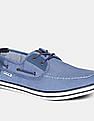 U.S. Polo Assn. Men Round Toe Canvas Rooster Boat Shoes