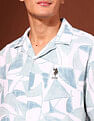 U.S. Polo Assn. Abstract Printed Tailored Fit Shirt