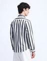 Flying Machine Slim Fit Striped Shirt