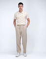 Flying Machine All-over Print Regular Polo Shirt