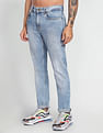 Flying Machine Mid Rise Stone Wash Jeans