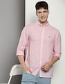 Tommy Hilfiger Solid Pigment Dyed Linen Shirt