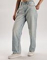 Calvin Klein Jeans Heavy-Wash Loose-Fit High Rise Jeans